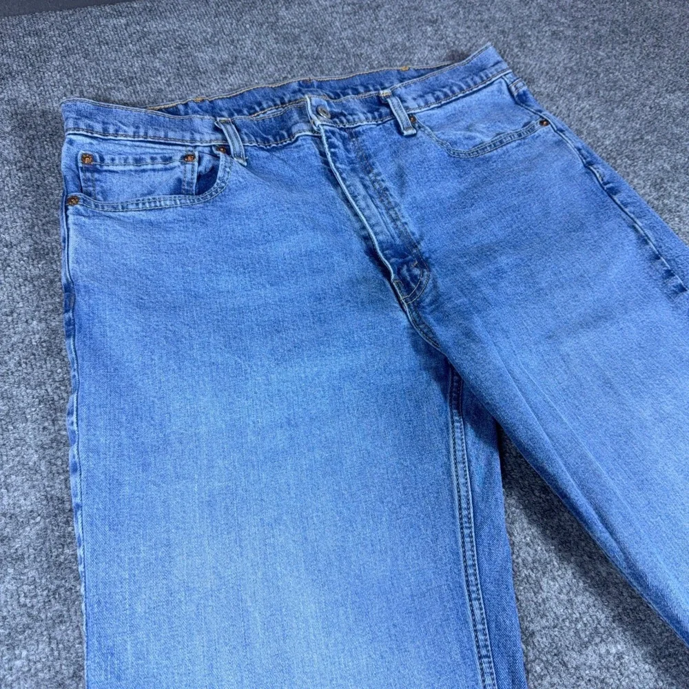 Levis 550 Mens Relaxed Fit Tapered Leg Blue Denim Jeans 38x30 00550-0059